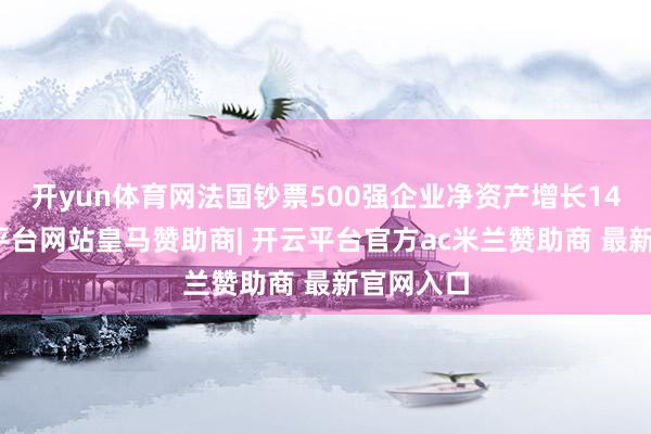 开yun体育网法国钞票500强企业净资产增长14倍-开云平台网站皇马赞助商| 开云平台官方ac米兰赞助商 最新官网入口